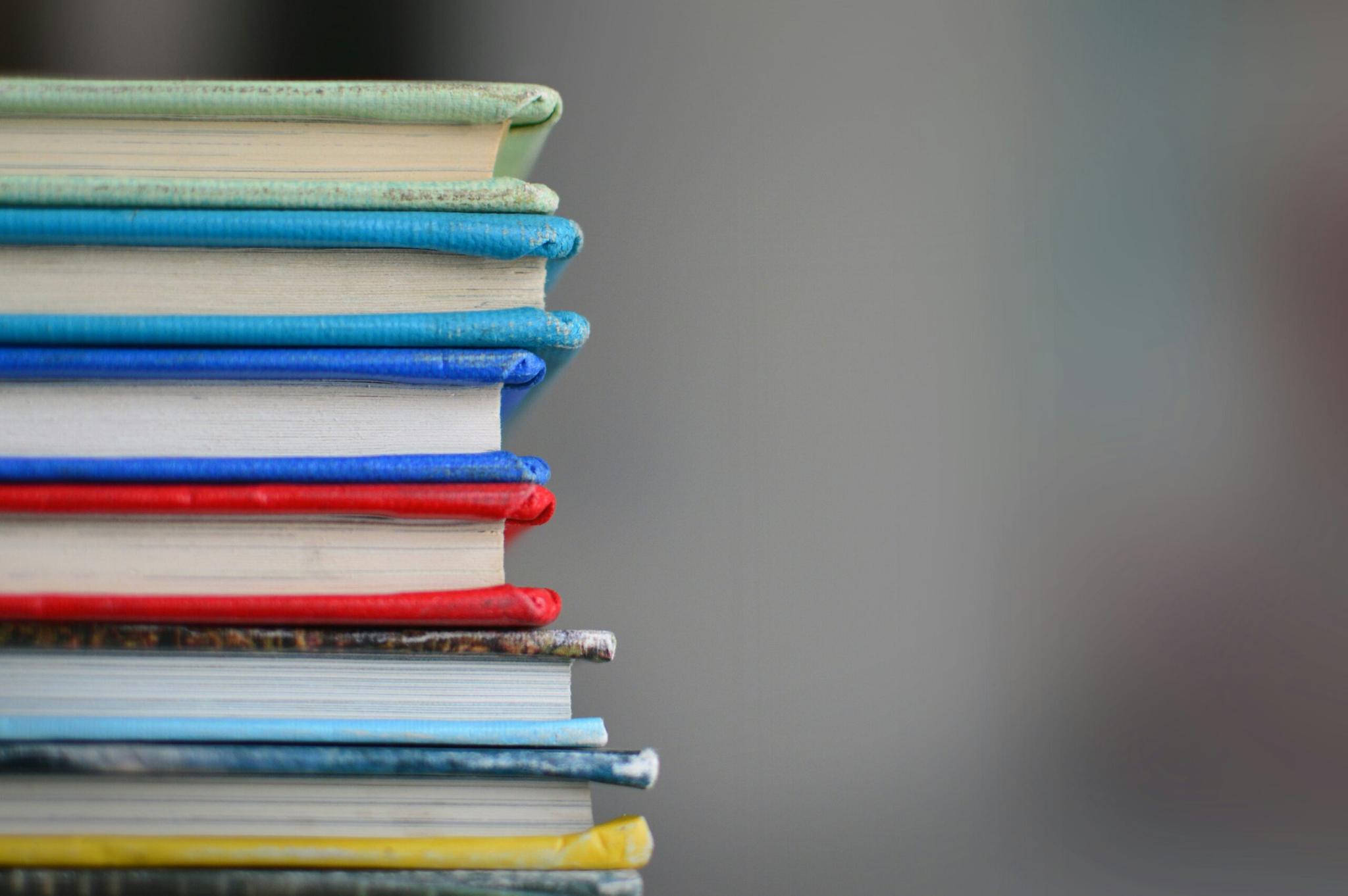 Picture of a stack of books