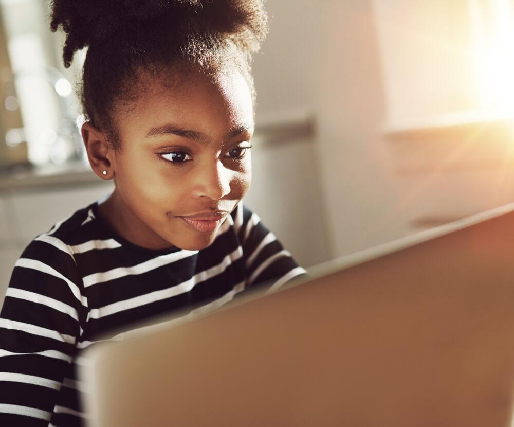 Liahona Preparatory Academy students and teacher in classroom